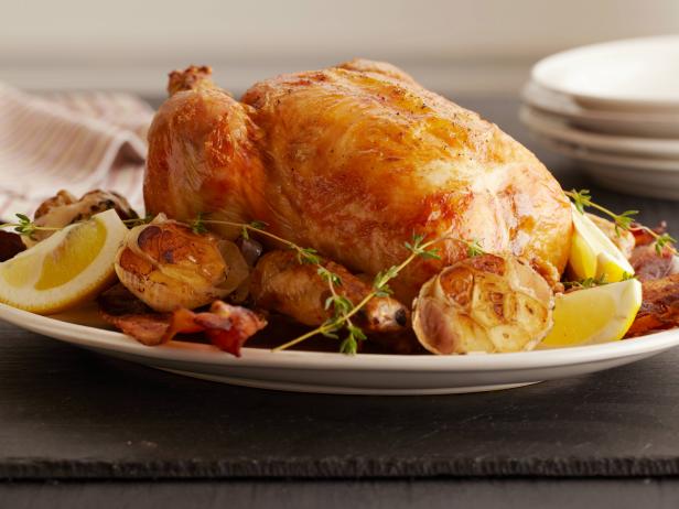 Garlic Lemon Roasted Chicken