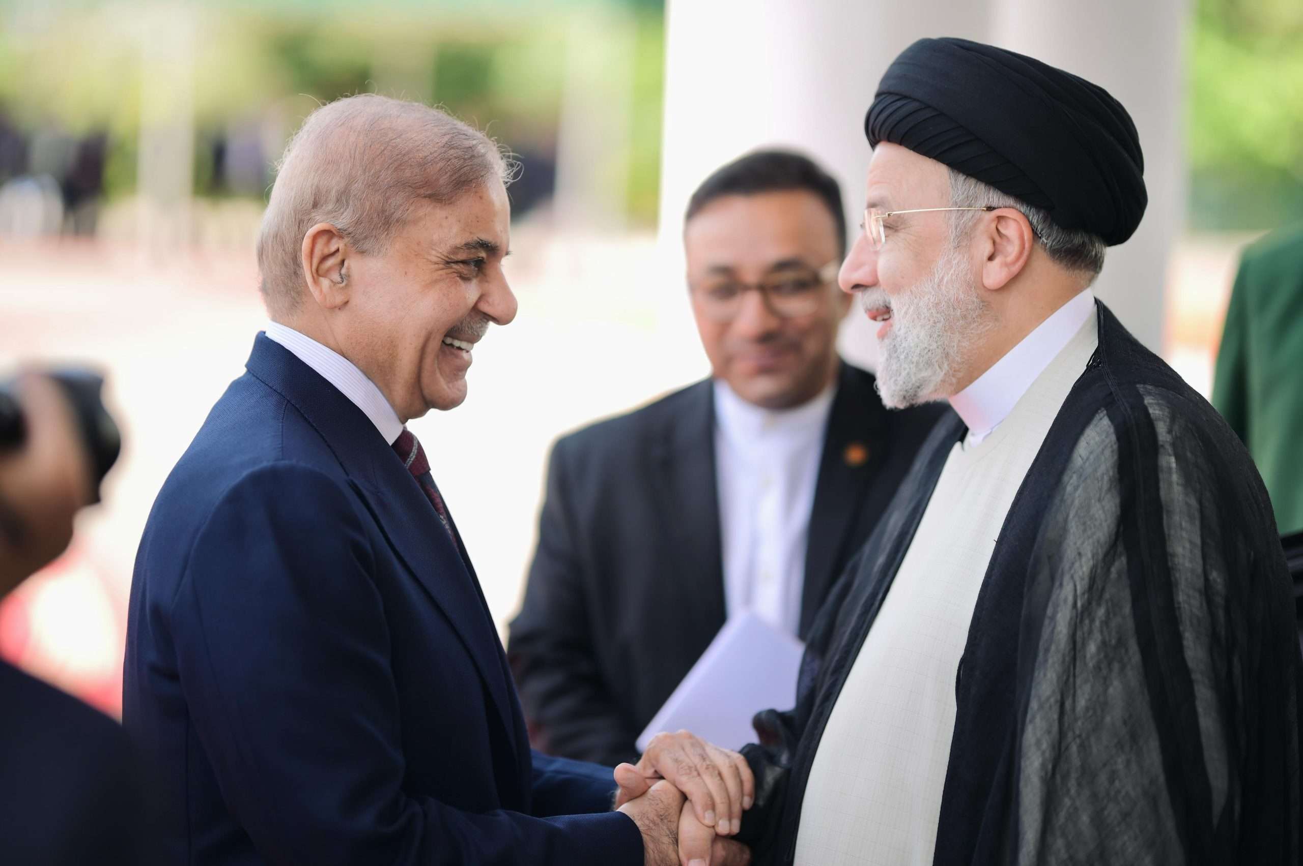 Iranian President Ebrahim Raisi on Tuesday morning arrived in Lahore, talking on the event, Raisi said he did not "feel like a stranger at all".